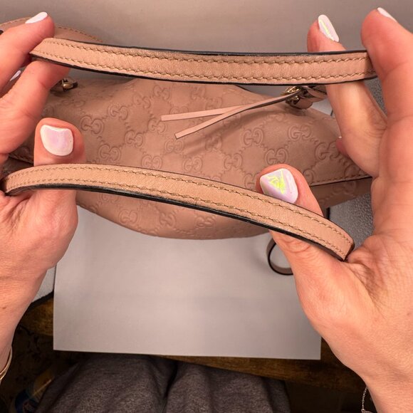 Gucci Light Pink Bree Convertible Top Handbag - HOT BUY IN 2025!!!! - Picture 6 of 13